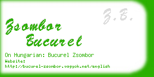 zsombor bucurel business card